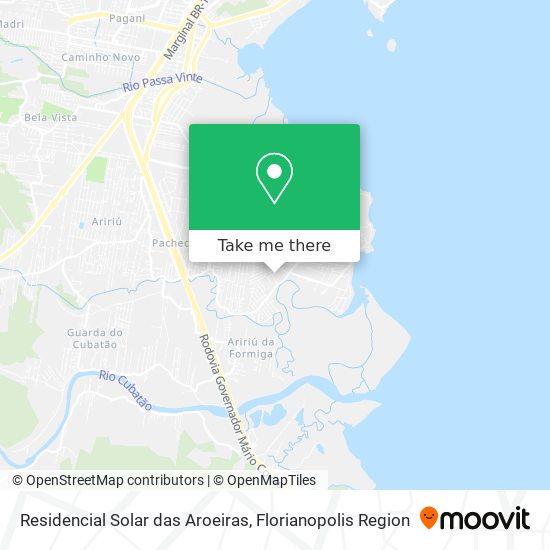 Residencial Solar das Aroeiras map