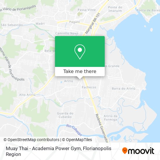 Muay Thai - Academia Power Gym map