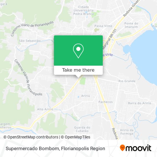 Supermercado Bombom map