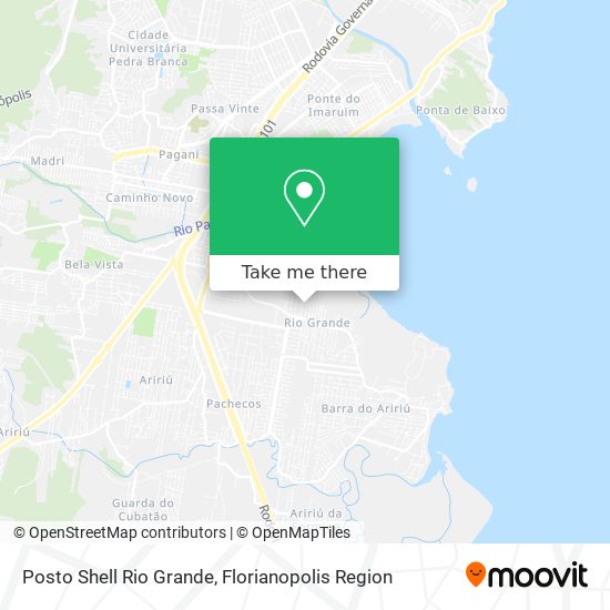 Posto Shell Rio Grande map