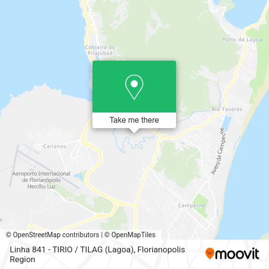 Linha 841 - TIRIO / TILAG (Lagoa) map