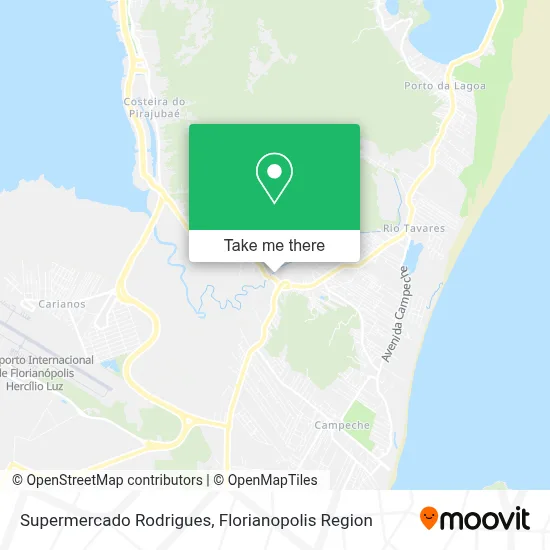 Supermercado Rodrigues map