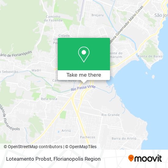 Loteamento Probst map