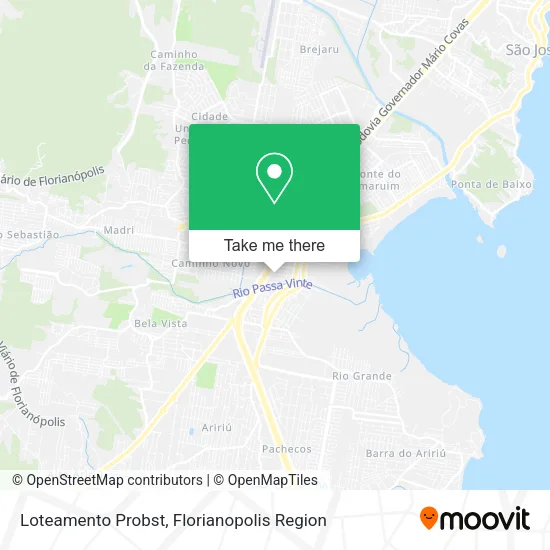 Loteamento Probst map