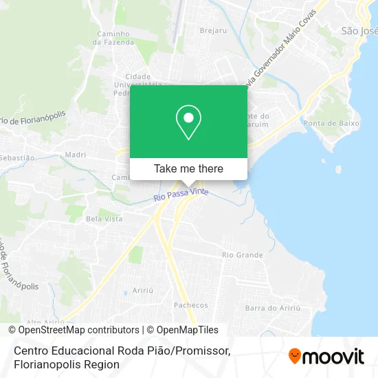 Centro Educacional Roda Pião / Promissor map