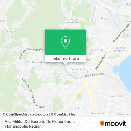 Vila Militar Do Exército De Florianópolis map