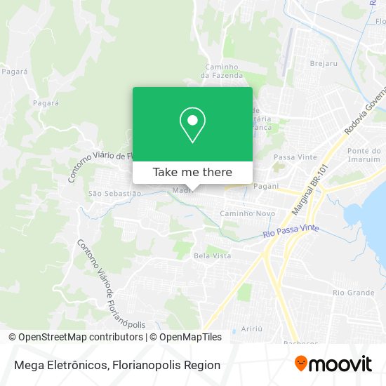 Mega Eletrônicos map