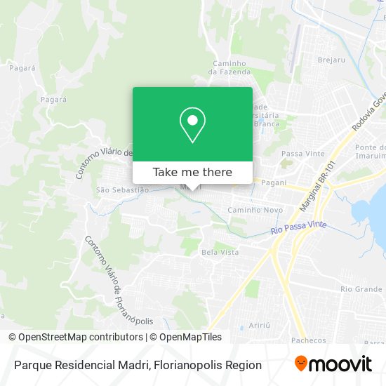 Parque Residencial Madri map