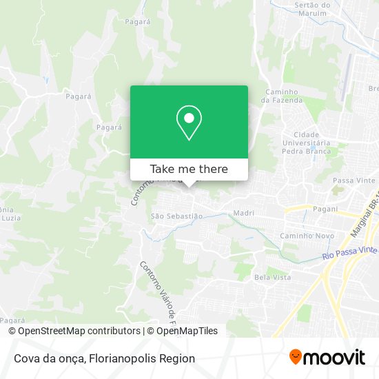 Cova da onça map