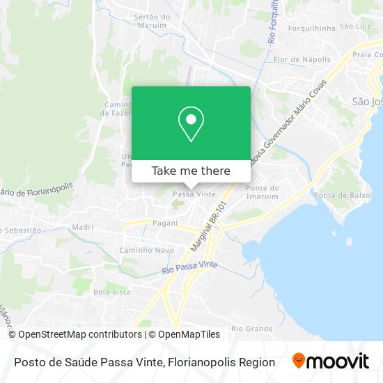 Posto de Saúde Passa Vinte map