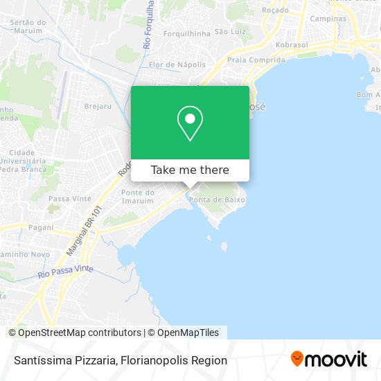 Santíssima Pizzaria map