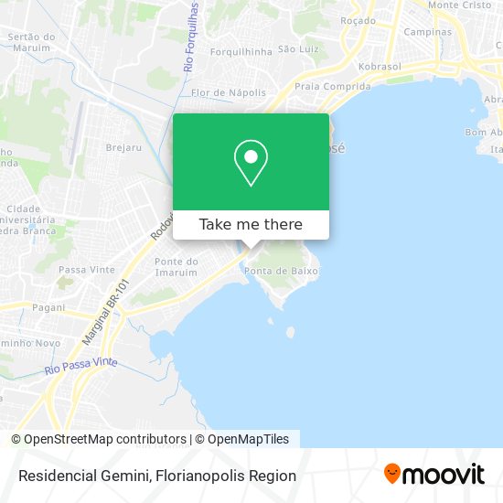 Residencial Gemini map