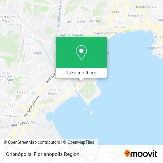 Orianópolis map