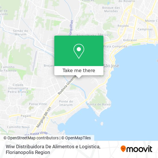 Wiw Distribuidora De Alimentos e Logistica map