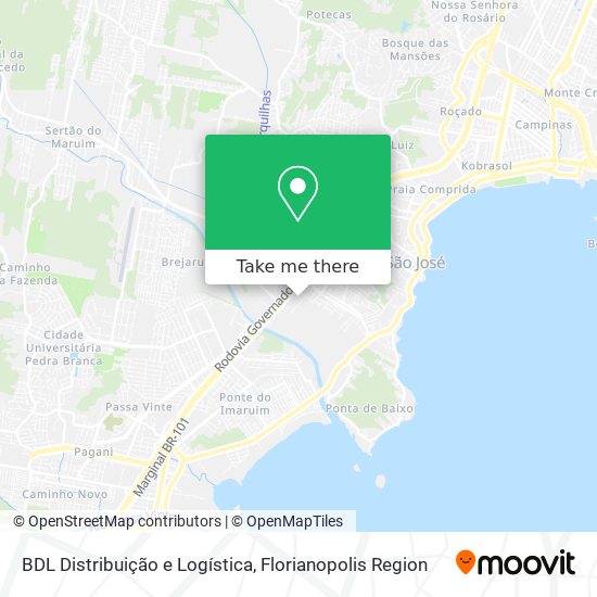 BDL Distribuição e Logística map