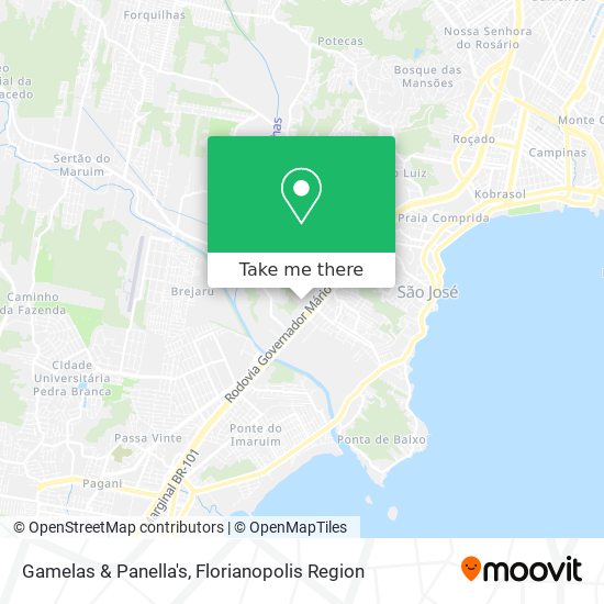 Gamelas & Panella's map