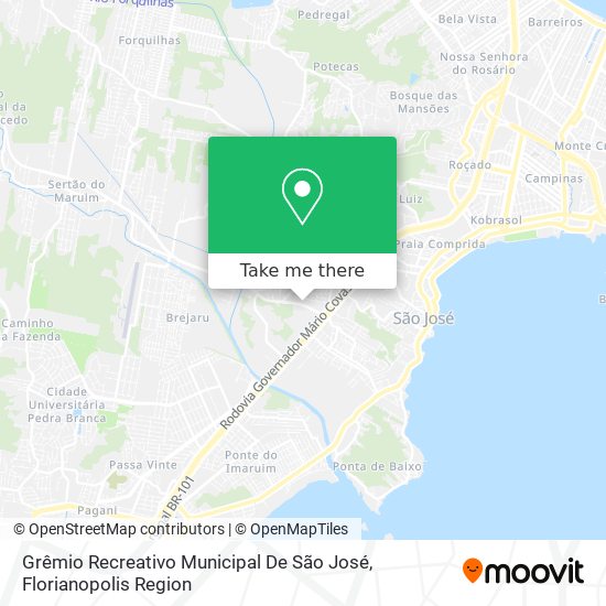 Grêmio Recreativo Municipal De São José map