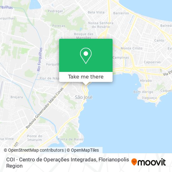 COI - Centro de Operações Integradas map