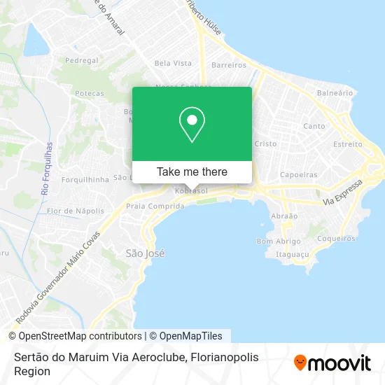 Sertão do Maruim Via Aeroclube map