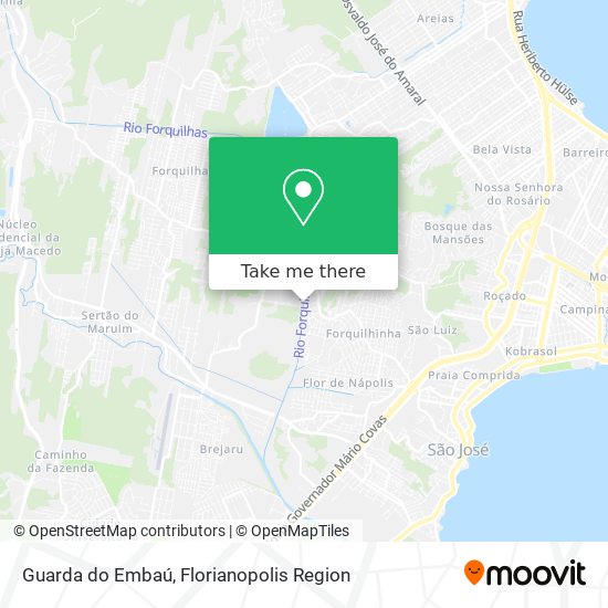 Guarda do Embaú map