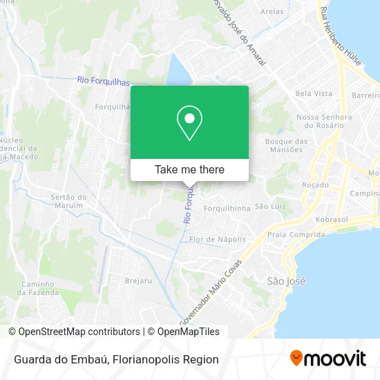 Guarda do Embaú map