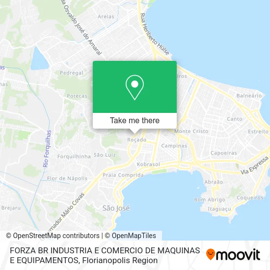 FORZA BR INDUSTRIA E COMERCIO DE MAQUINAS E EQUIPAMENTOS map