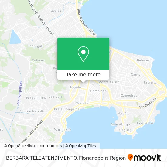 BERBARA TELEATENDIMENTO map