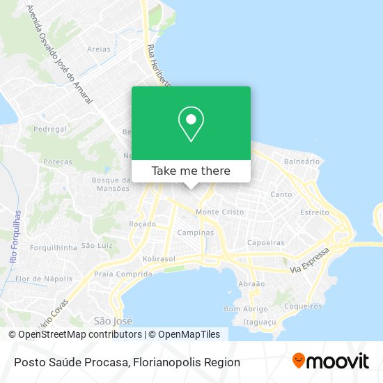Posto Saúde Procasa map