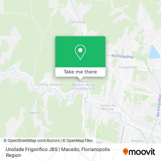 Unidade Frigorífico JBS | Macedo map