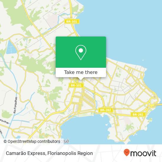 Camarão Express map