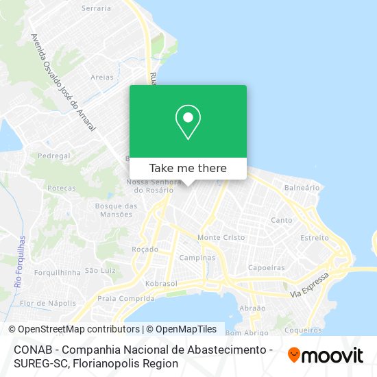 CONAB - Companhia Nacional de Abastecimento - SUREG-SC map