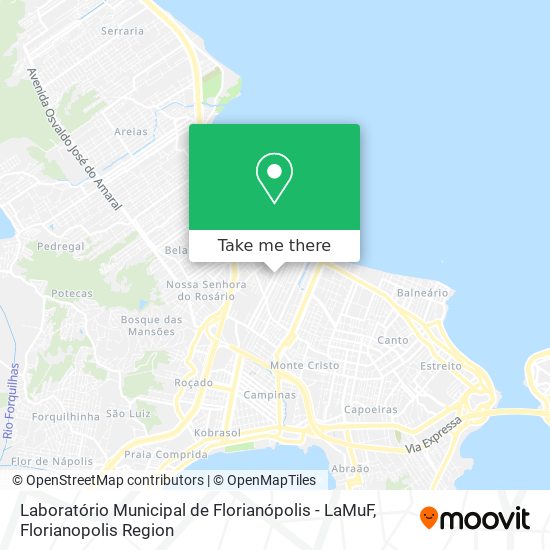 Laboratório Municipal de Florianópolis - LaMuF map