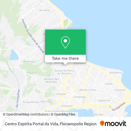 Centro Espirita Portal da Vida map