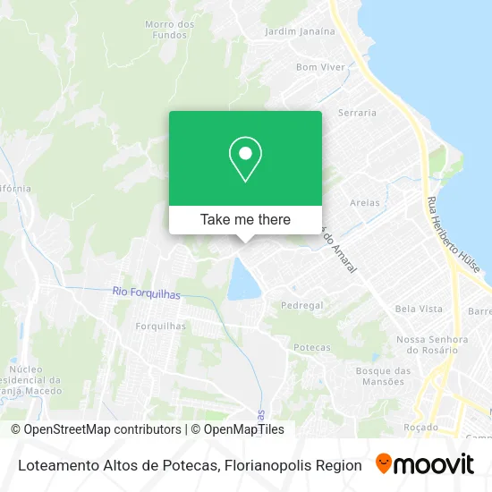 Loteamento Altos de Potecas map
