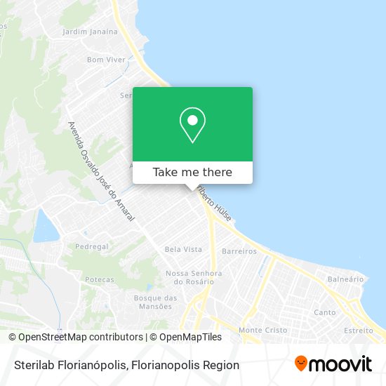 Sterilab Florianópolis map