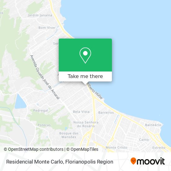 Residencial Monte Carlo map