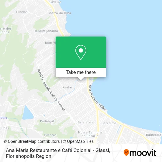 Ana Maria Restaurante e Café Colonial - Giassi map