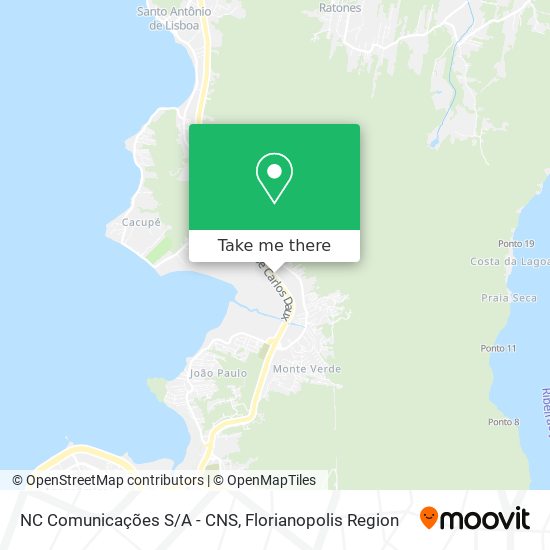 NC Comunicações S/A - CNS map