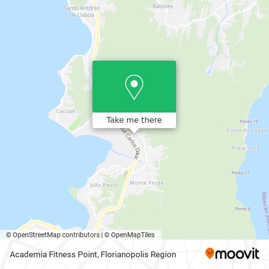 Mapa Academia Fitness Point