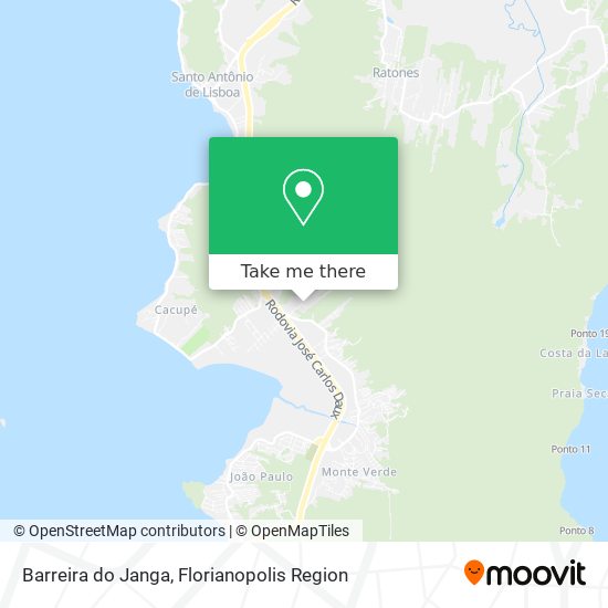 Barreira do Janga map
