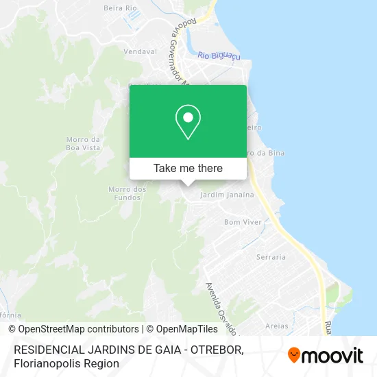RESIDENCIAL JARDINS DE GAIA - OTREBOR map