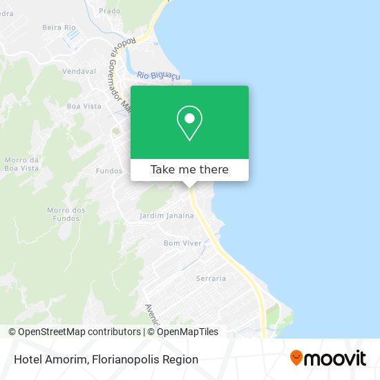 Hotel Amorim map