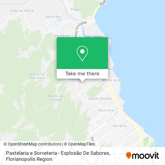 Pastelaria e Sorveteria - Explosão De Sabores map