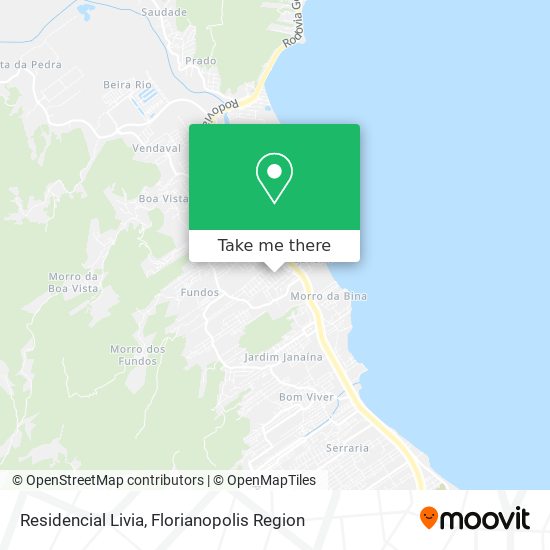 Residencial Livia map