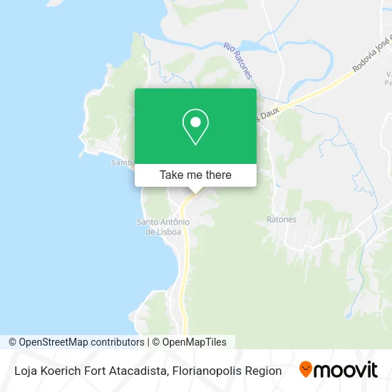 Loja Koerich Fort Atacadista map