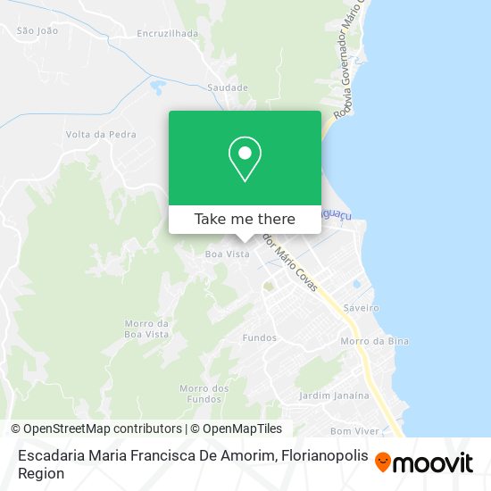 Escadaria Maria Francisca De Amorim map