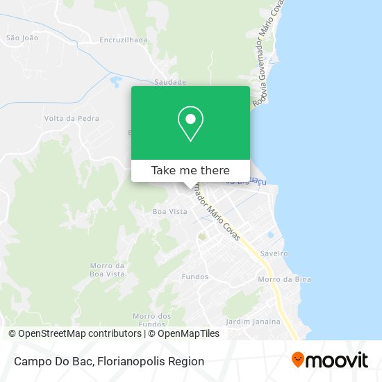 Campo Do Bac map