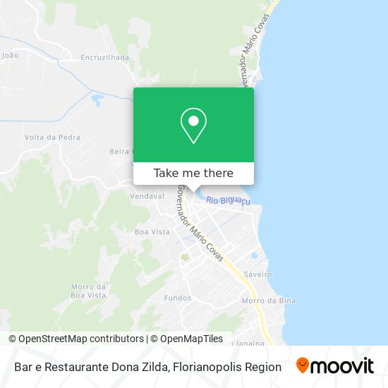Mapa Bar e Restaurante Dona Zilda