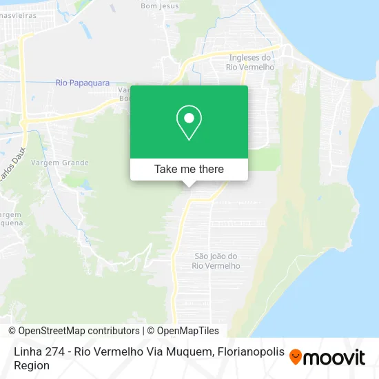 Linha 274 - Rio Vermelho Via Muquem map