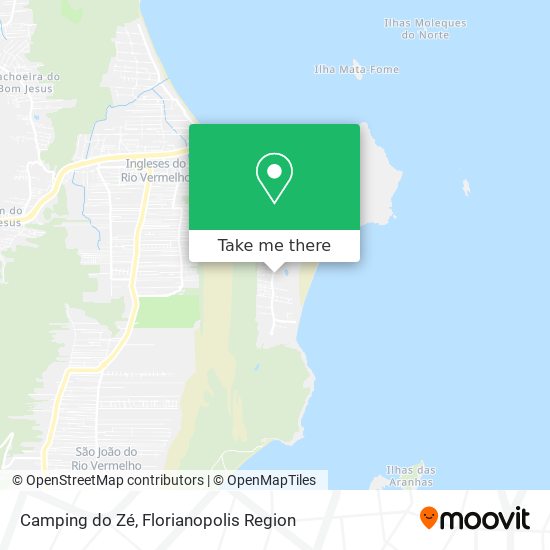Camping do Zé map